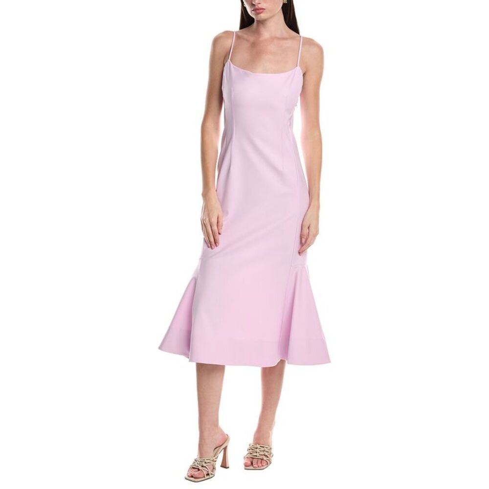 Simkhai Womens Kimmy Midi Dress, Purple
